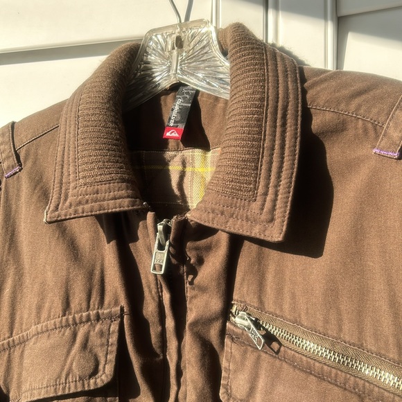 Boys Quicksilver thick lined coat. Dark brown - Picture 5 of 14